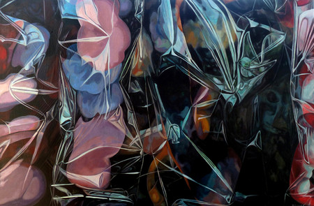 B?hm,Wolfgangķ?ַԿˣ ֽ1.Unter Zellophan 1.,2017ϩAcryl auf Lwd.80 x 120cm_gaitubao_com_450x295